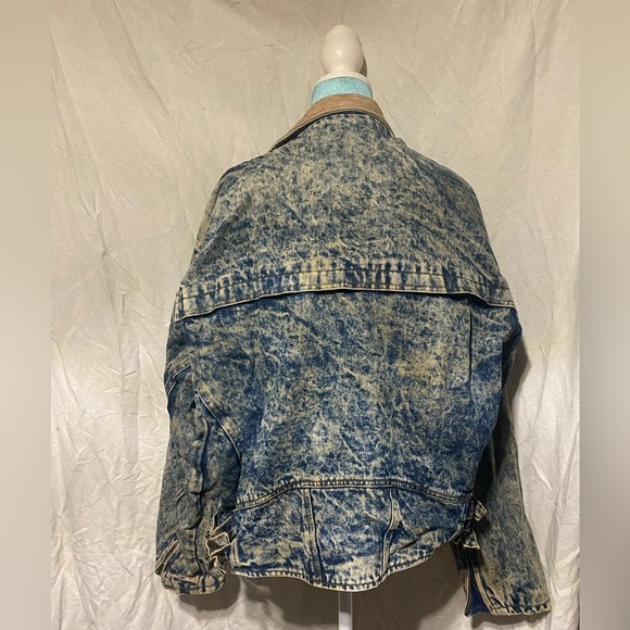 Anchor blue: vintage acid wash denim jacket - Picture 4 of 5
